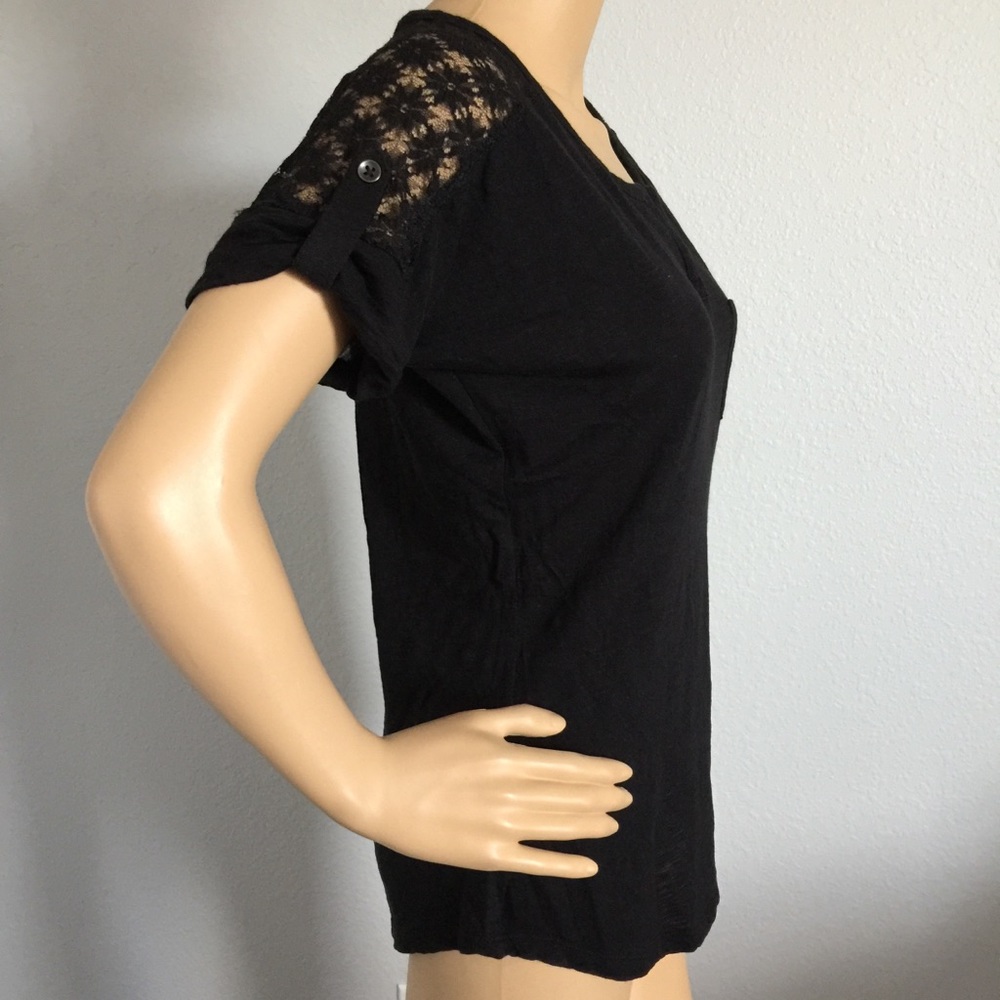 Express Lace Trim Blouse - Picture 8 of 8
